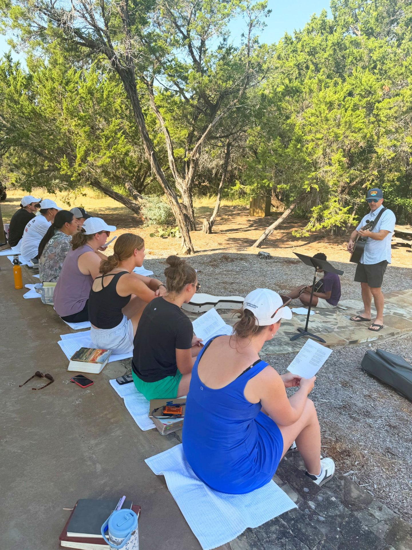 WGF group worship gathering outdoors
